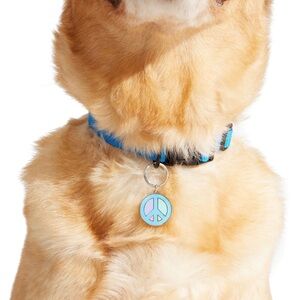 🆕 Peace Sign Dog Collar Charm/Dog Tag
